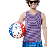Inflatable 16" Patriotic Stars Beach Balls